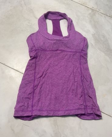 Lululemon Purple Heathered Tank Top