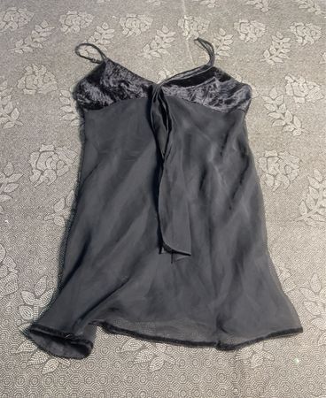 Frederick's of Hollywood Black Slip Dress