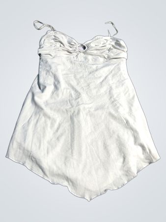No Boundaries Ruched Halter Top