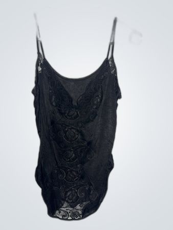 Unbranded Black Lace Cami Top