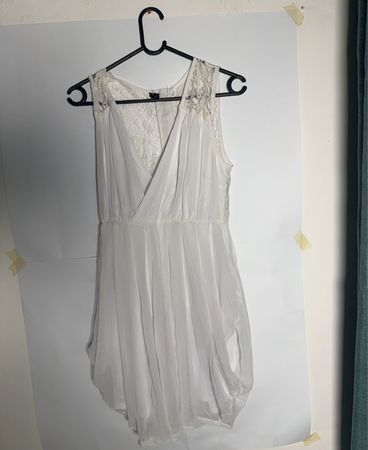 Zara Lace Wrap Mini Dress