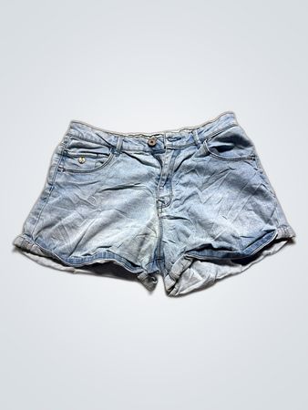 Light Blue Denim Shorts