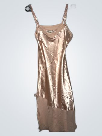 Pink Satin Dress