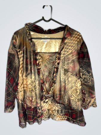 Silk Line Women's Polyester Blouse