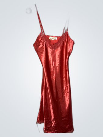 Jollinesse Red Satin Nightgown