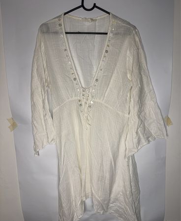 White Embellished Top