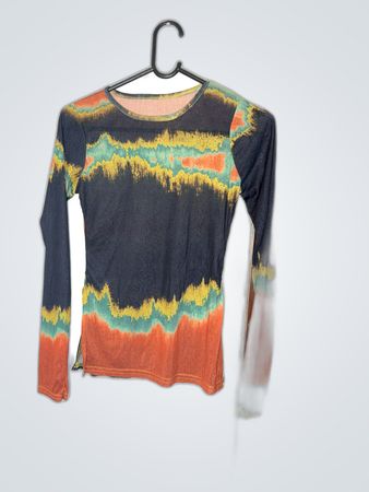 Long-Sleeve Tie-Dye Shirt