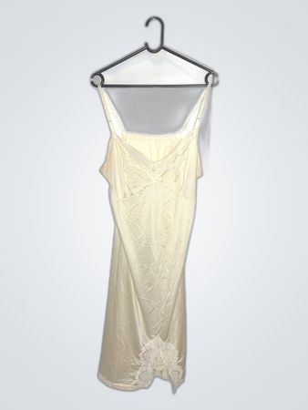 Women's Cream Colored Slip Dress