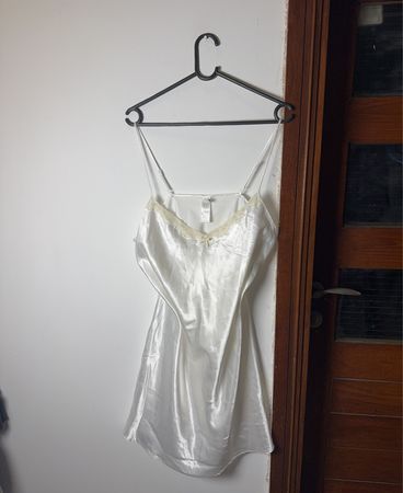 White Satin Chemise