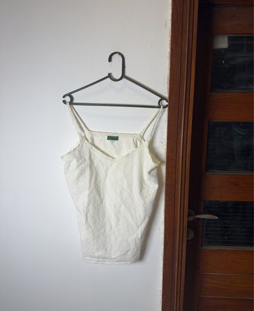 White Linen Camisole