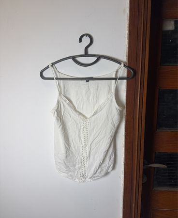 Onmbiance White Tank Top