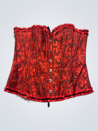 Red Satin Corset