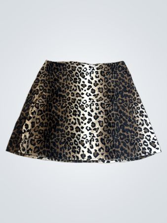 Leopard Print Skirt