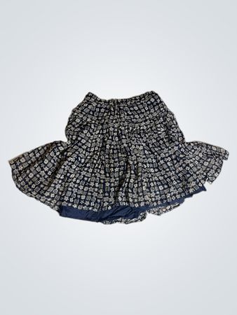 Blue Patterned Skirt