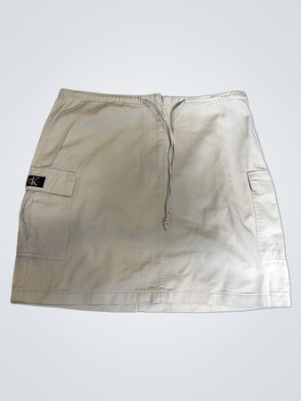 Calvin Klein Beige Cargo Skirt