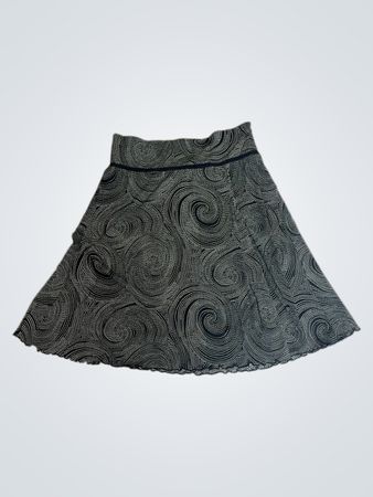 Street One Black Swirl Pattern Mini Skirt