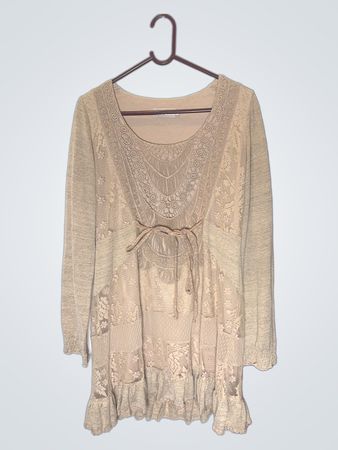 Cream Lace Blouse