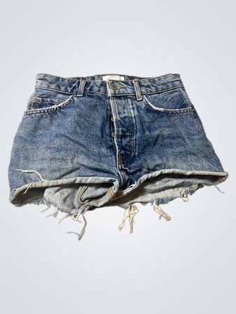 Bershka Denim Destroyed-Shorts