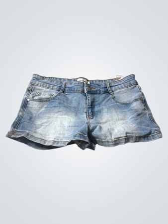 Hellblaue Jeansshorts