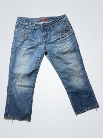 C-IN-C Damen Jeans aus blauem Denim