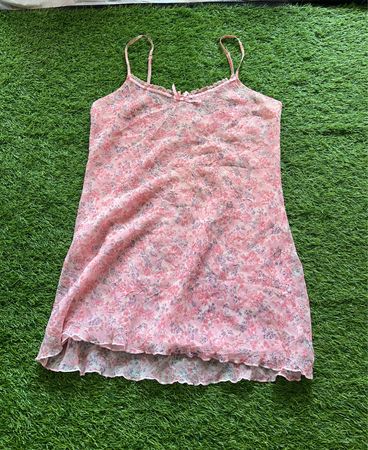 Morgan Taylor Intimates Rosa geblümtes Slip-Kleid