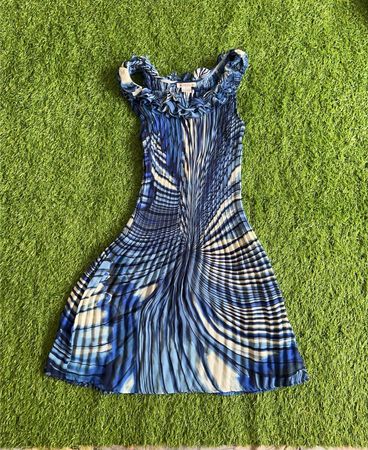 Amanda Lane Blue Print Kleid