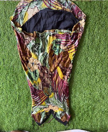 Mary.L Couture Tropical Print Kleid
