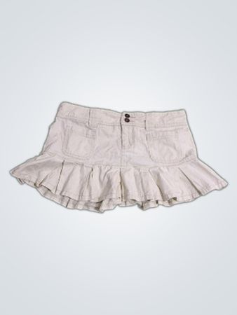 Abercrombie & Fitch Mädchen Größe 7 Beige Faltenrock