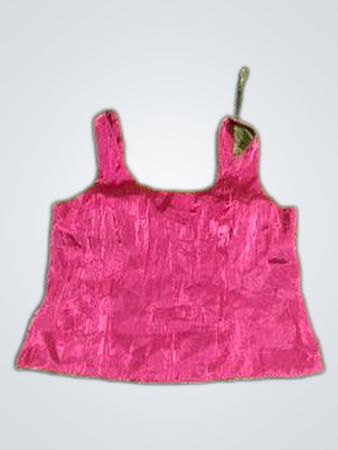 Dressbarn Collection Rotes Satin-Top