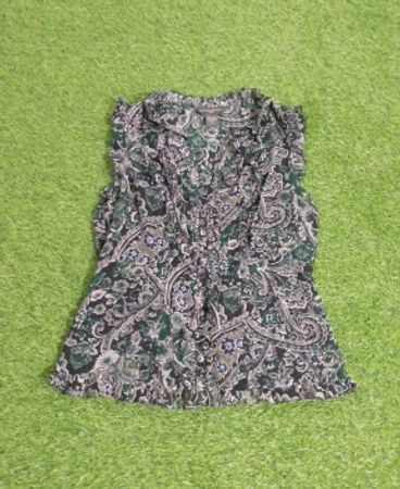 Banana Republic ärmellose Bluse mit Paisley-Muster