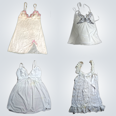 Conjunto de vestidos de estilo Y2K