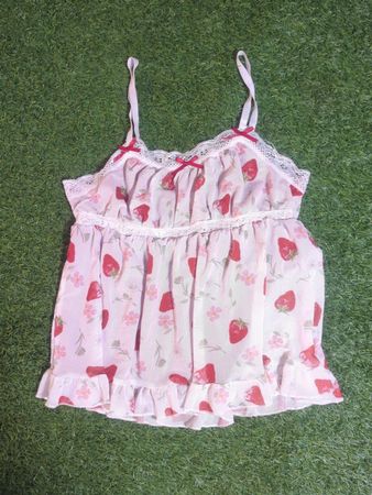 Strawberry Pattern Cami Top