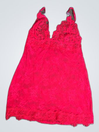 Red Lace Chemise