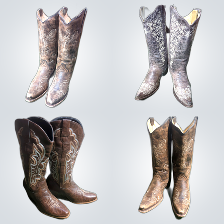 Y2K Cowboy Boots Bundle