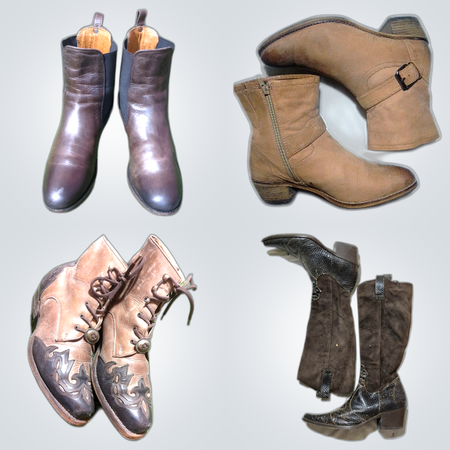 Bottes en cuir