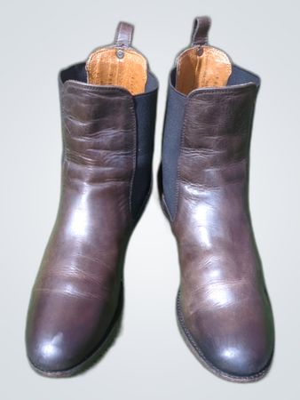 Brown Leather Chelsea Boots