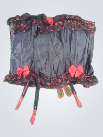 Black and Red Corset