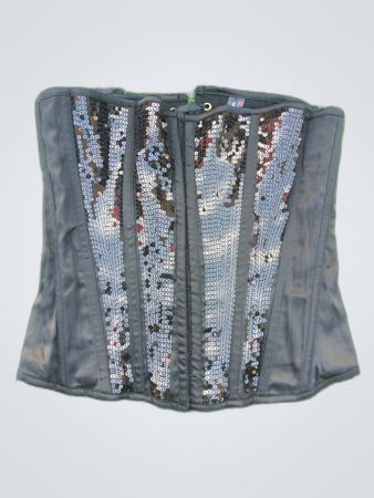 Black Sequin Corset