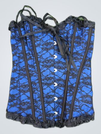 Blue Lace Corset