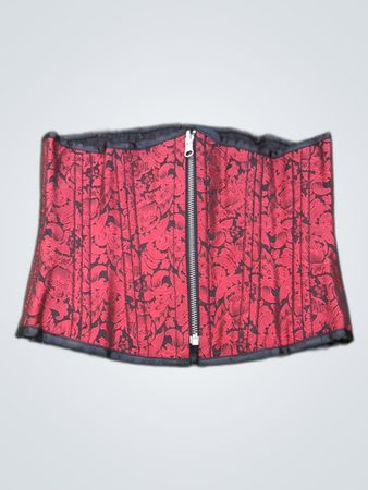 Red Floral Corset