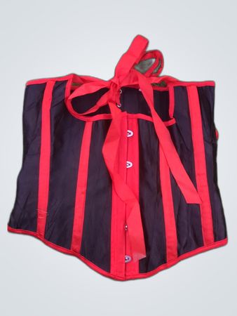 Black and Red Corset Top