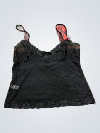 Black Lace Trim Camisole