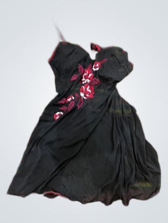 Loving Moments Black Floral Slip Dress