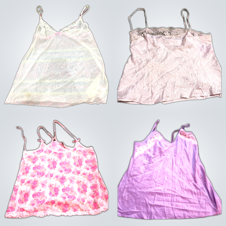 Y2K Lace Trim Camisoles