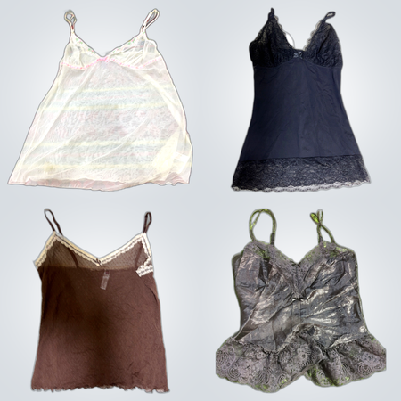 Y2K Lace Trim Camisoles