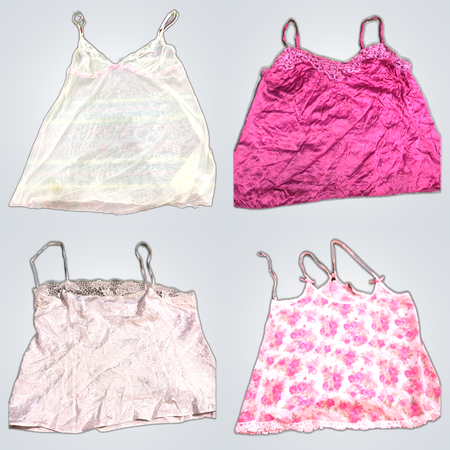 Y2K Lace Trim Camisoles