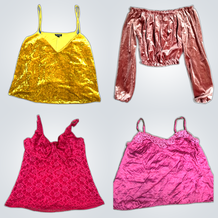 Velvet Or slip tops