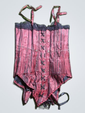 Red and Black Corset