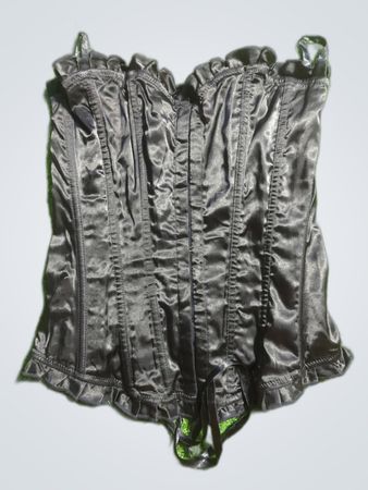 Black Satin Corset