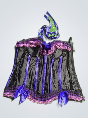Black and Purple Corset